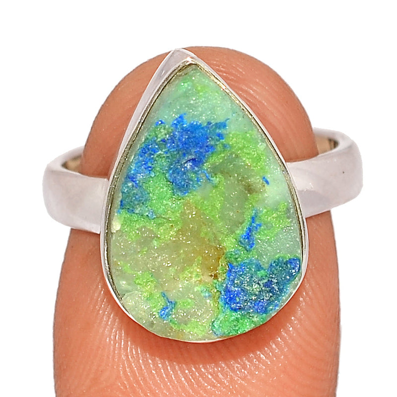 Azurite Druzy Ring - AZDR275