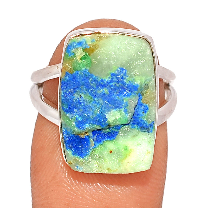 Azurite Druzy Ring - AZDR285