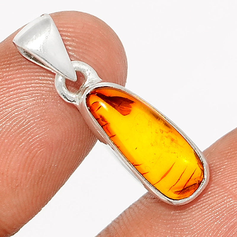 1.1" Baltic Amber Pendants - BAMP889