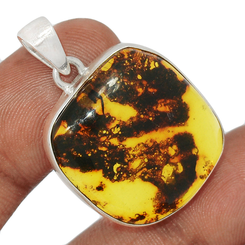 1.5" Baltic Amber Pendants - BAMP967