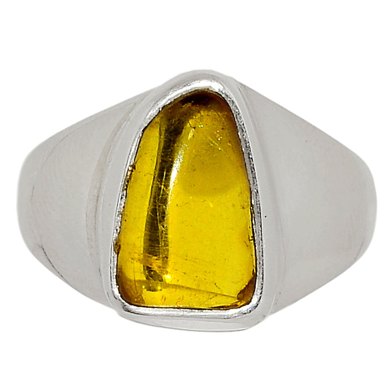 Solid - Baltic Amber Ring - BAMR806