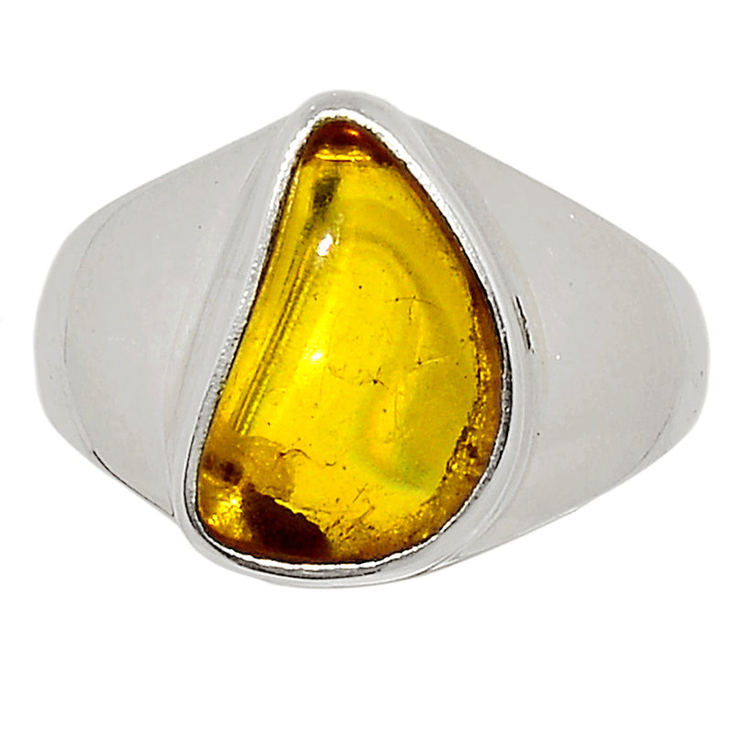 Solid - Baltic Amber Ring - BAMR807