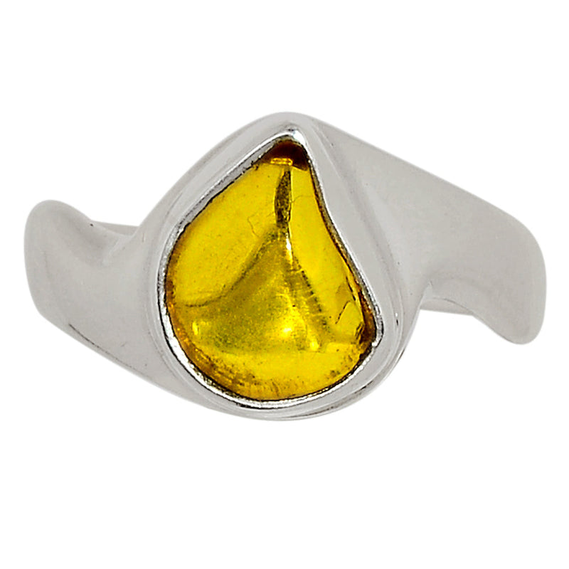 Solid - Baltic Amber Ring - BAMR811
