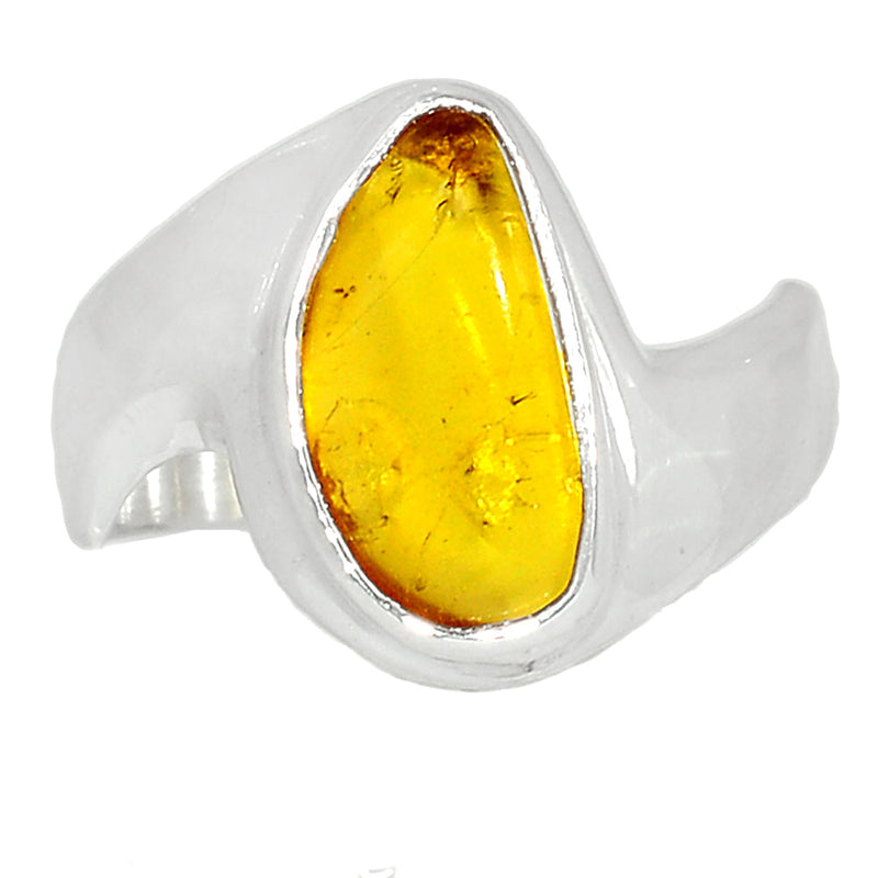 Solid - Baltic Amber Ring - BAMR826