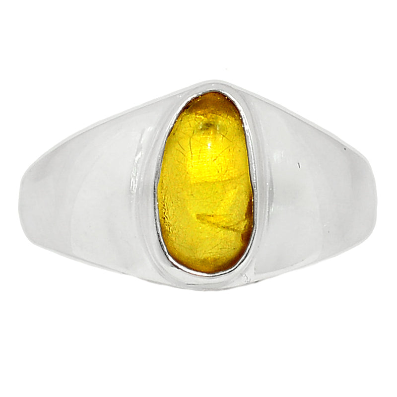Solid - Baltic Amber Ring - BAMR829