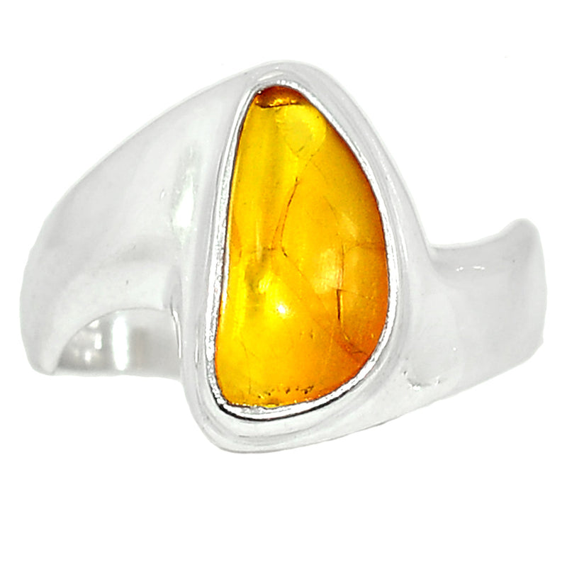 Solid - Baltic Amber Ring - BAMR831