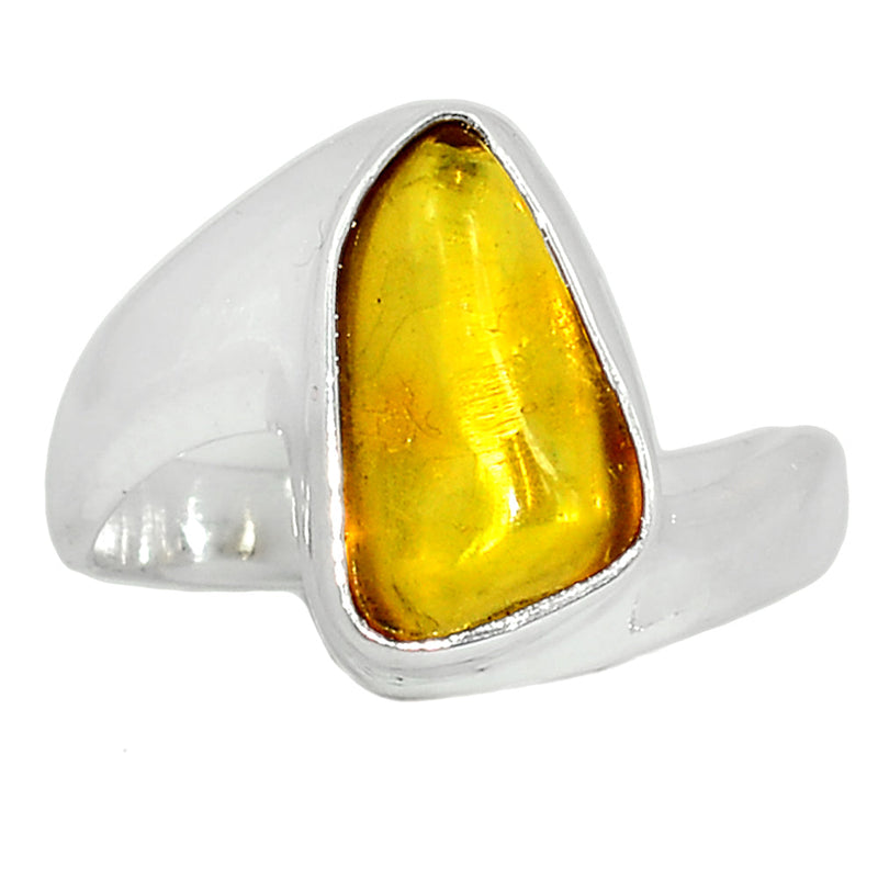 Solid - Baltic Amber Ring - BAMR832