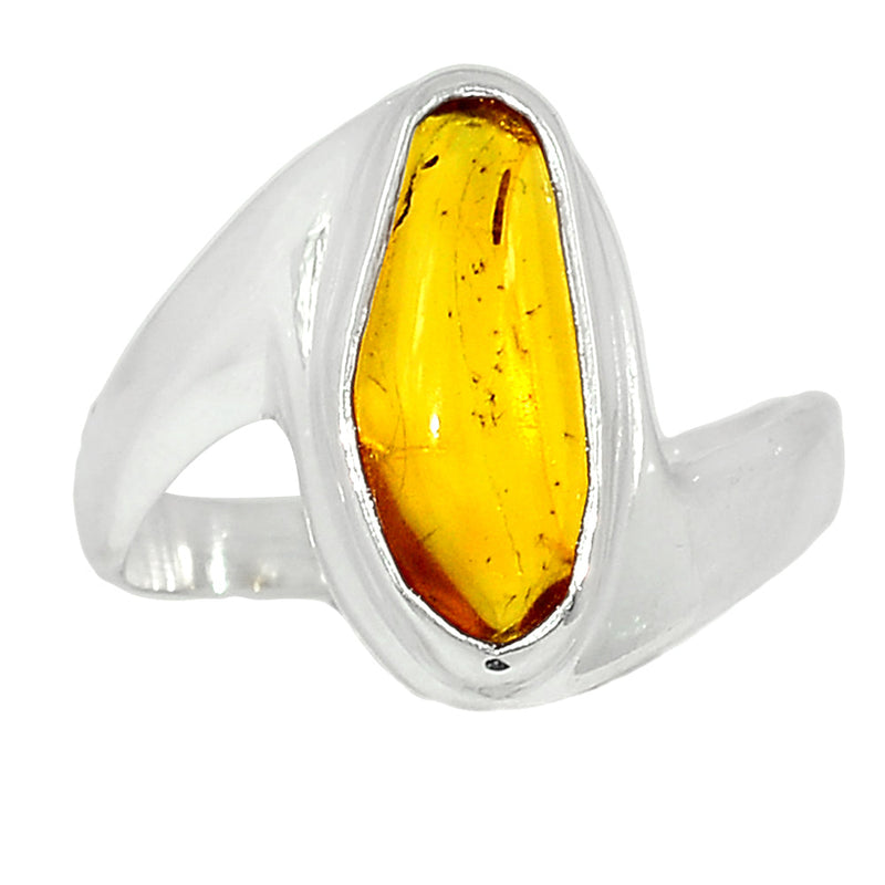 Solid - Baltic Amber Ring - BAMR833