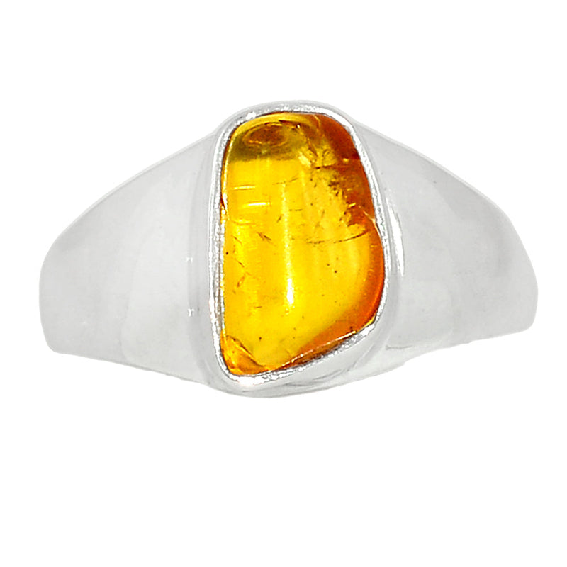 Solid - Baltic Amber Ring - BAMR835