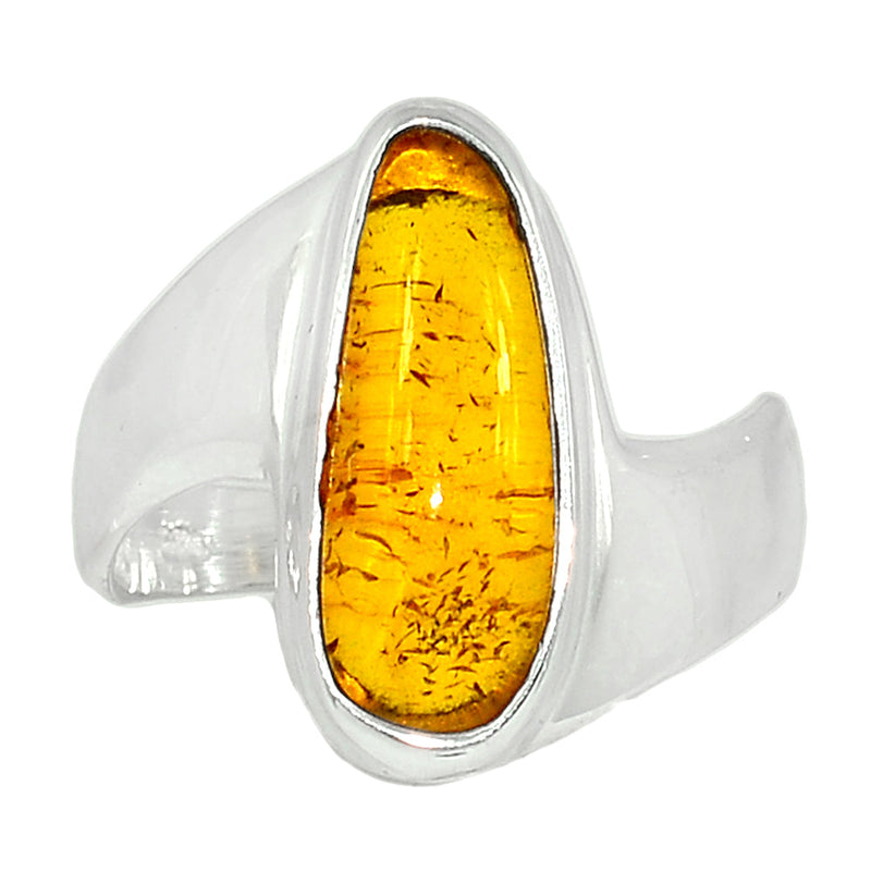 Solid - Baltic Amber Ring - BAMR842