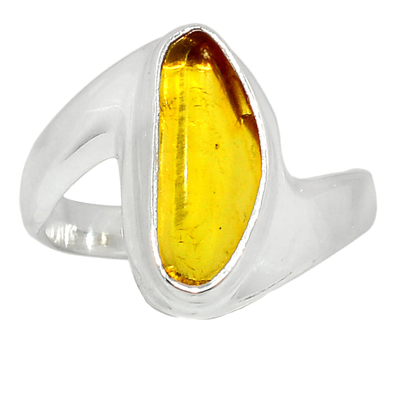 Solid - Baltic Amber Ring - BAMR843