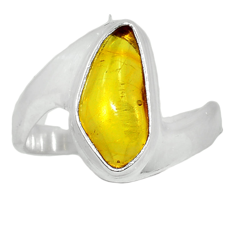 Solid - Baltic Amber Ring - BAMR845