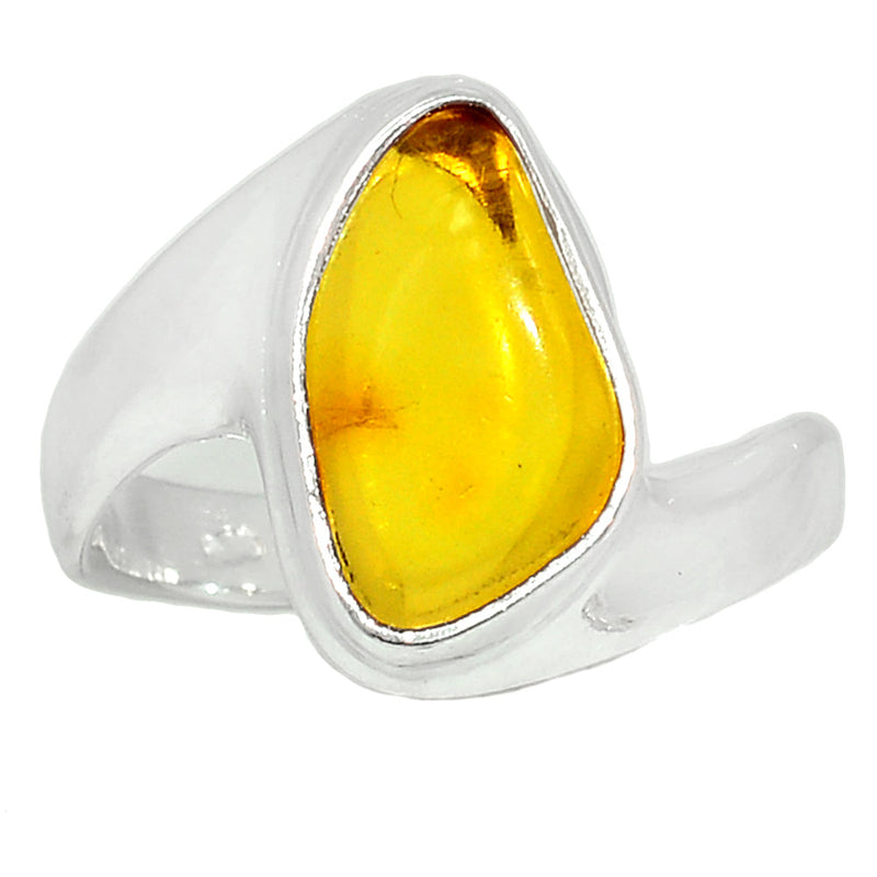 Solid - Baltic Amber Ring - BAMR847