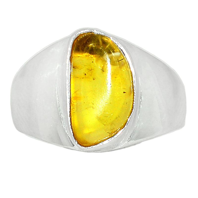 Solid - Baltic Amber Ring - BAMR848