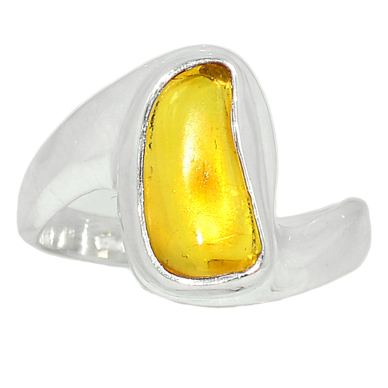 Solid - Baltic Amber Ring - BAMR849