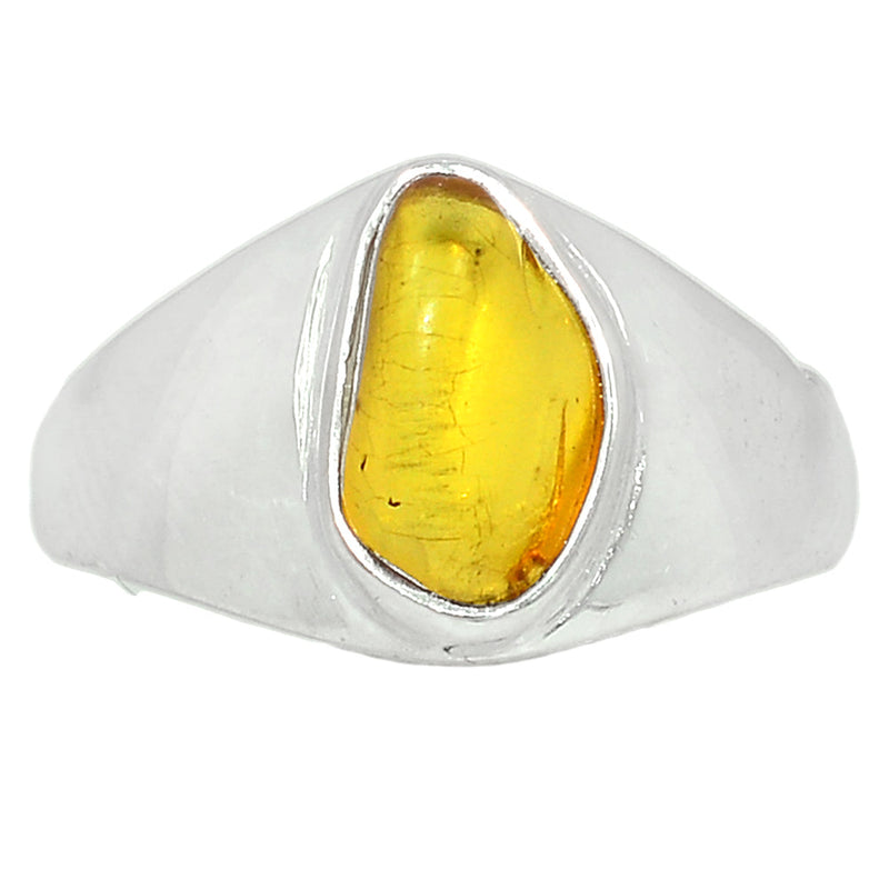 Solid - Baltic Amber Ring - BAMR850