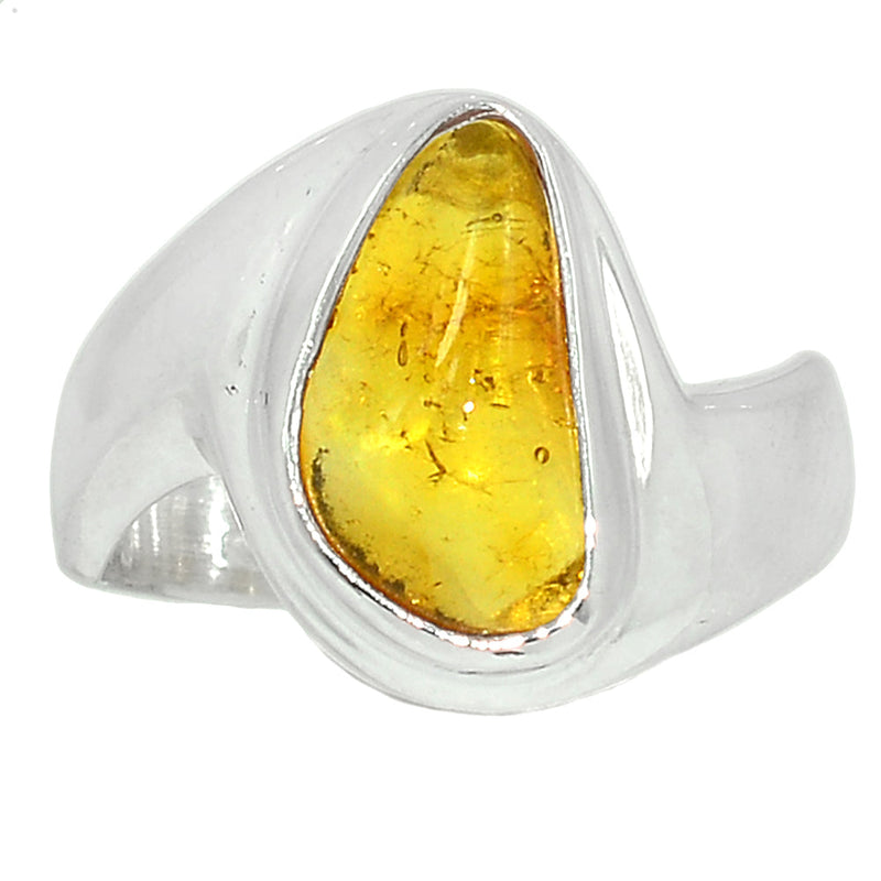 Solid - Baltic Amber Ring - BAMR851