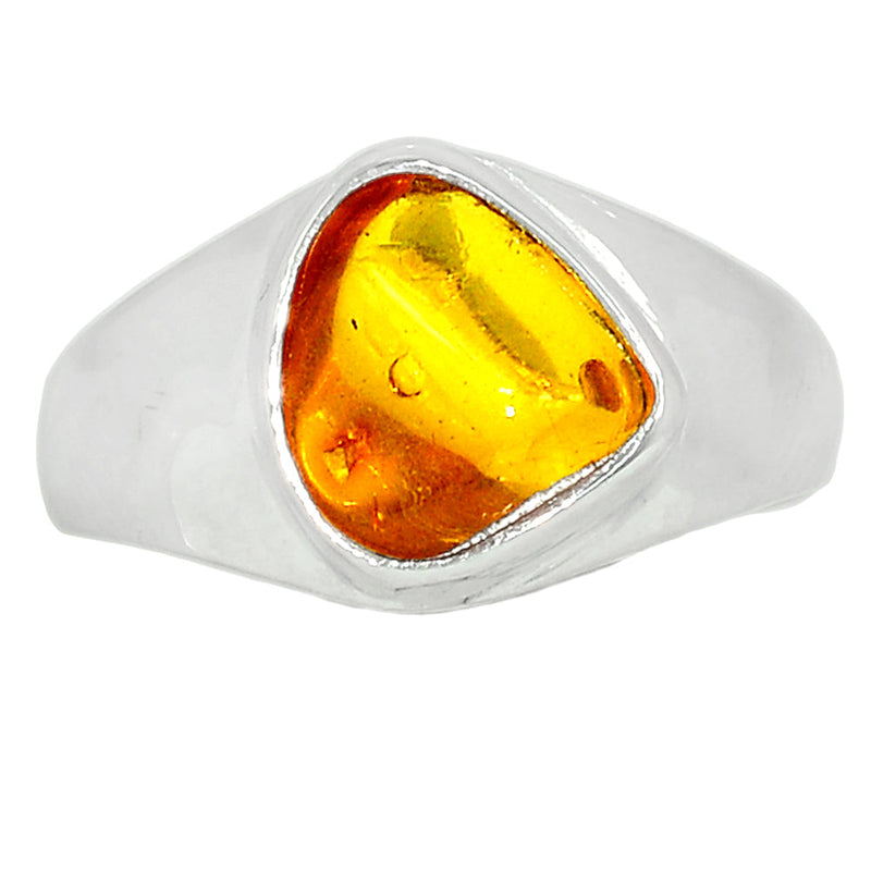 Solid - Baltic Amber Ring - BAMR853