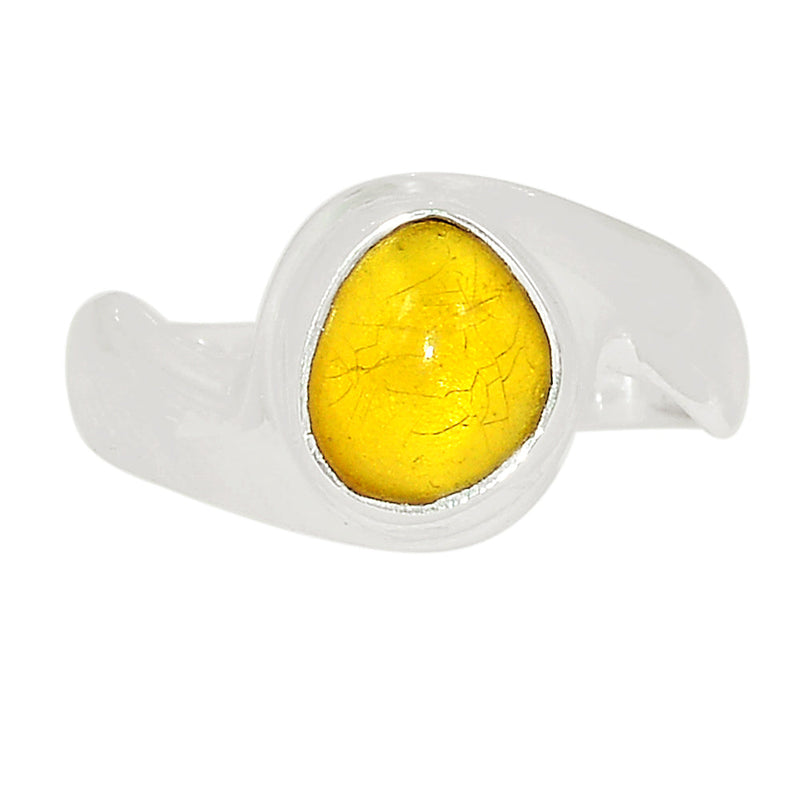 Solid - Baltic Amber Ring - BAMR910