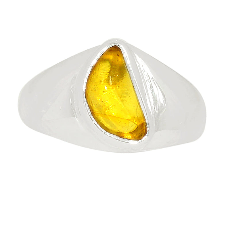 Solid - Baltic Amber Ring - BAMR911