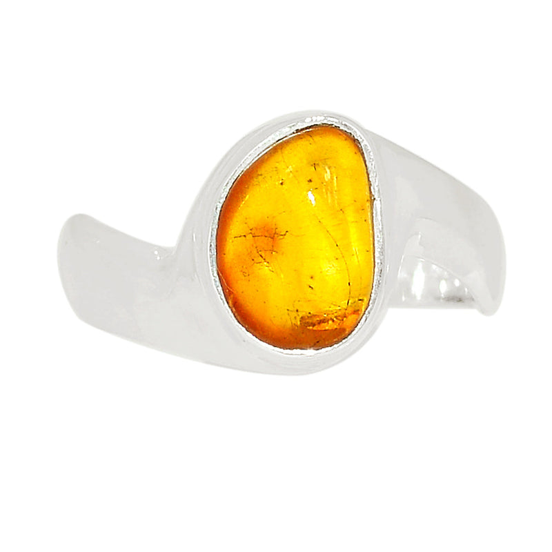 Solid - Baltic Amber Ring - BAMR912