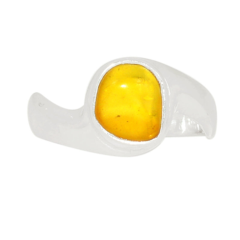 Solid - Baltic Amber Ring - BAMR917