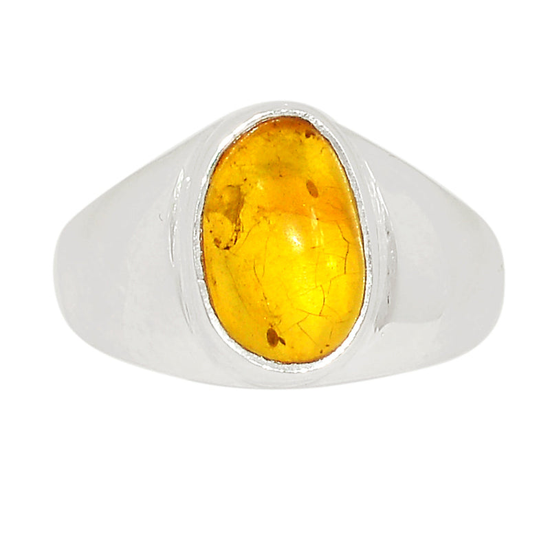 Solid - Baltic Amber Ring - BAMR919