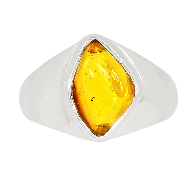 Solid - Baltic Amber Ring - BAMR921