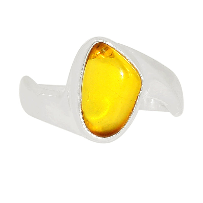 Solid - Baltic Amber Ring - BAMR926