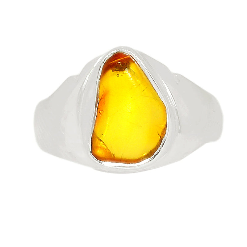 Solid - Baltic Amber Ring - BAMR929