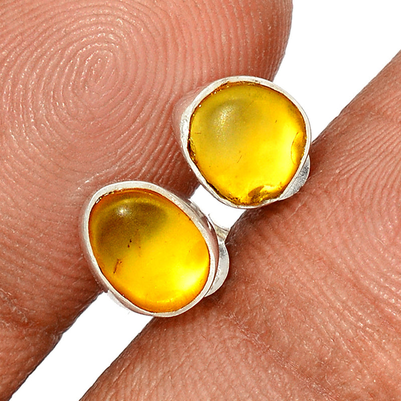 Baltic Amber Studs - BAMS43