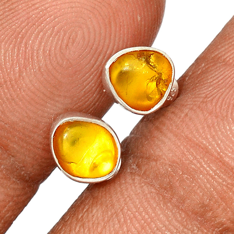 Baltic Amber Studs - BAMS44