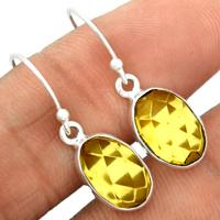 Faceted Baltic Amber Earring-BARE37
