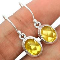 Faceted Baltic Amber Earring-BARE81