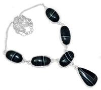Banded Agate Necklace BBAN1