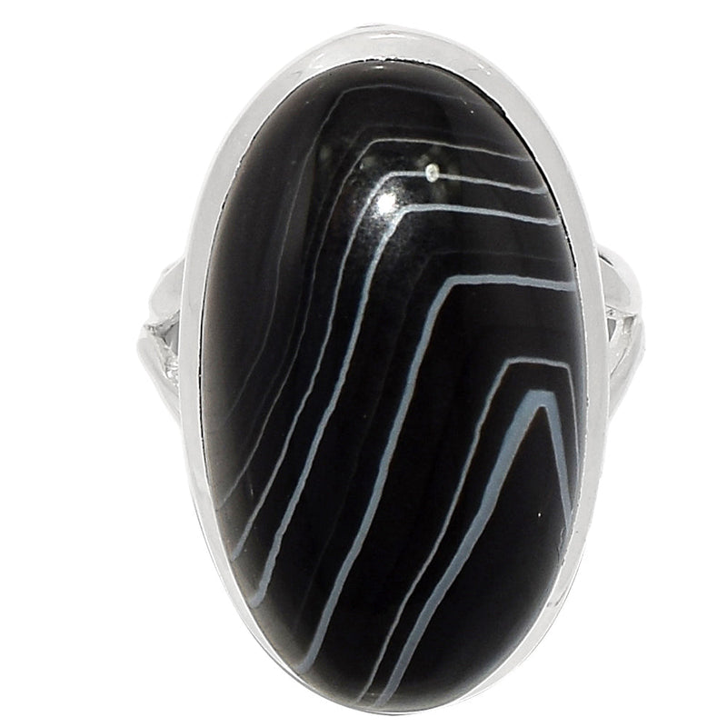 Black Banded Agate Ring - BBAR1002