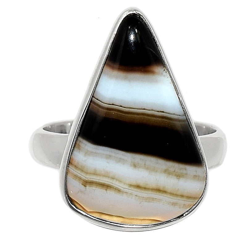 Black Banded Agate Ring - BBAR1005