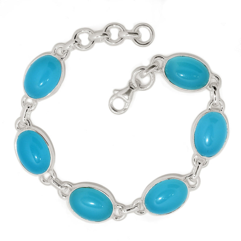 7.8" Blue Chalcedony Bracelets - BCDB105