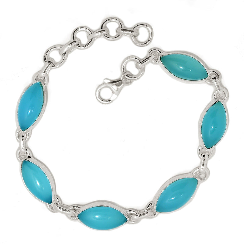 8.1" Blue Chalcedony Bracelets - BCDB119