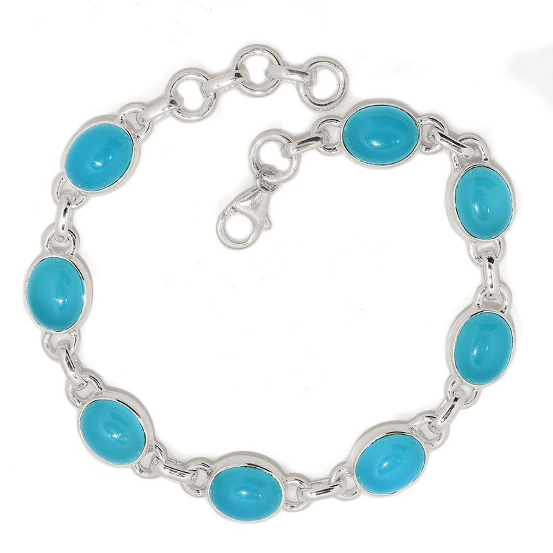 8.5" Blue Chalcedony Bracelets - BCDB120