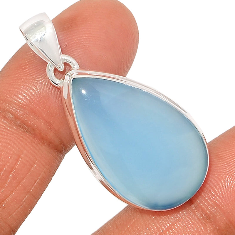 1.6" Blue Chalcedony Pendants - BCDP800