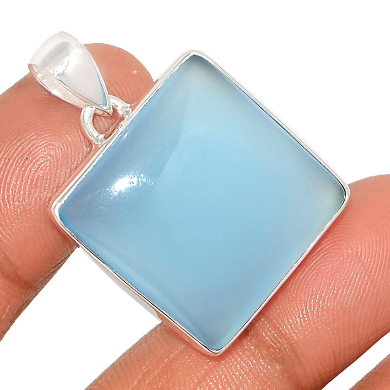 1.3" Blue Chalcedony Pendants - BCDP813