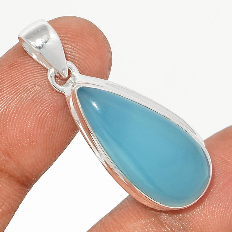 1.5" Blue Chalcedony Pendants - BCDP835