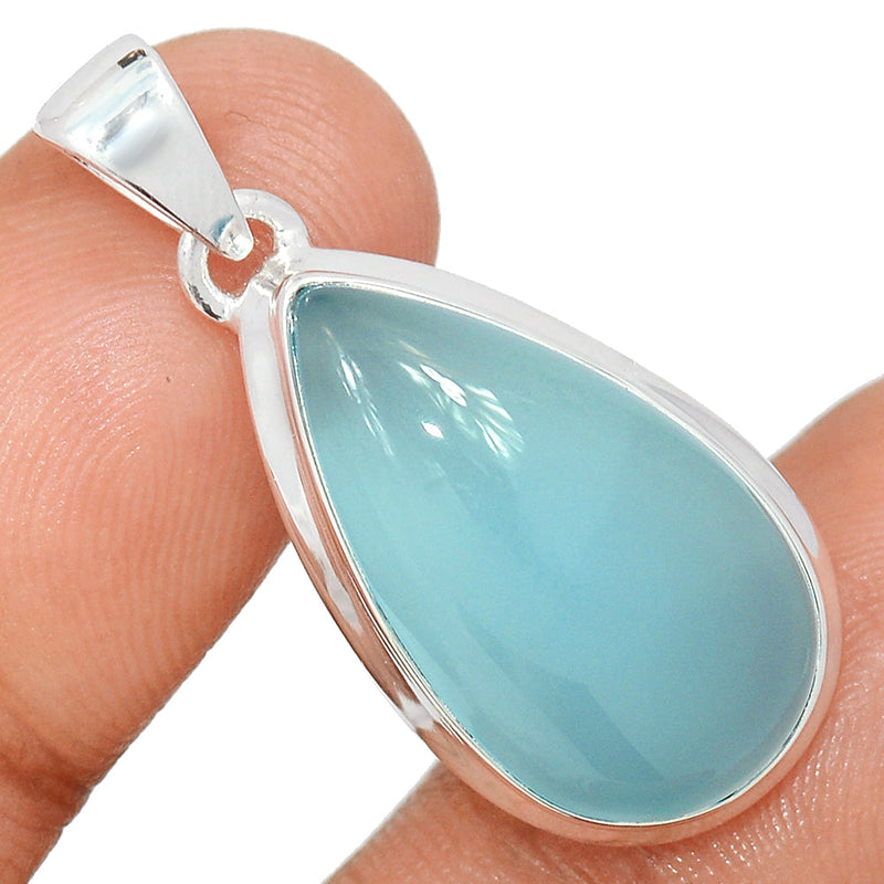 1.3" Blue Chalcedony Pendants - BCDP857