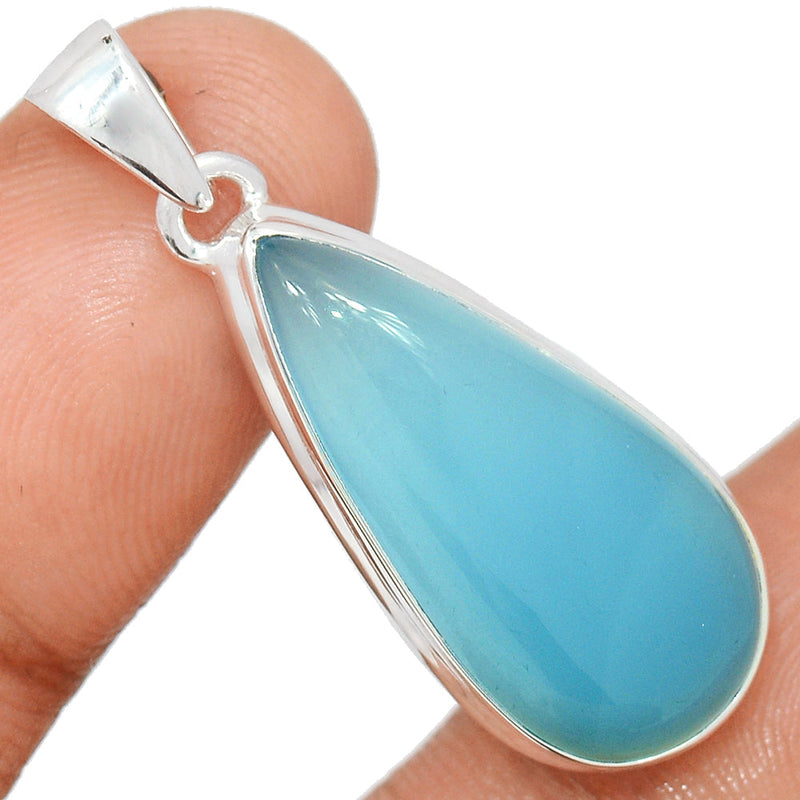 1.5" Blue Chalcedony Pendants - BCDP866