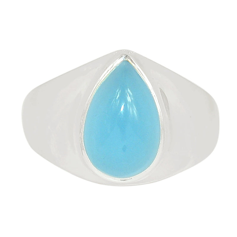 Solid - Blue Chalcedony Ring - BCDR1041