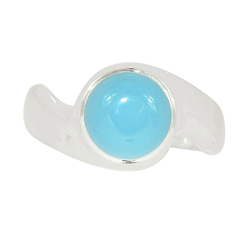 Solid - Blue Chalcedony Ring - BCDR1042