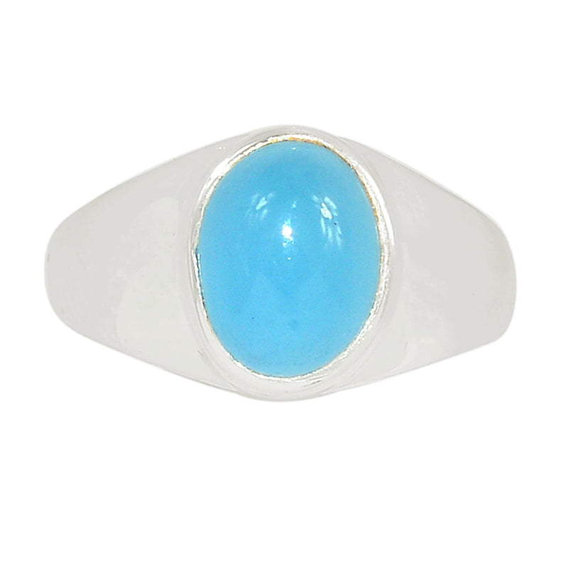 Solid - Blue Chalcedony Ring - BCDR1043