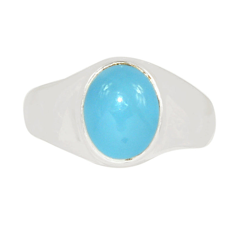 Solid - Blue Chalcedony Ring - BCDR1045