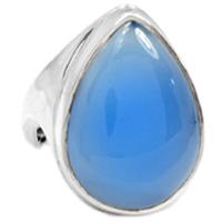 Blue Chalcedony Ring-BCDR294